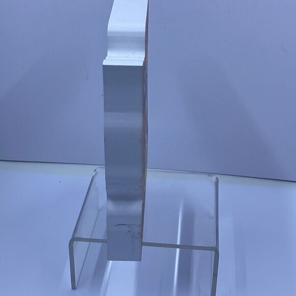 Cat's Meow Delaware State Map Painted Wood Shelf Sitter - Picture 4 of 9